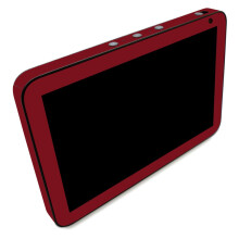 Pele MightySkins para Amazon Echo Show 8 (Gen 1) - Slido Borgonha | Envoltrio Viny protetor | Fcil de aplicar e mudar de estilo | Fabricado nos EUA