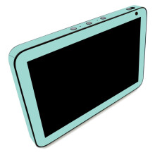 MightySkins Skin for Amazon Echo Show 8 (Gen 1) - Solid Seafoam | Protective Viny wrap | Easy to Apply and Change Style | Made in The USA