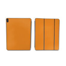 Película Compatível com Apple Smart Folio para iPad Air 11” (M2) 2024 - Laranja Sólido - Vinil Premium 3M