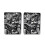 Película de Fibra de Carbono Compatível com Apple Smart Folio para iPad Pro 11 polegadas (M2) 2024 - Mono Hip Hop 1