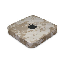 Skin in fibra di carbonio compatibile con Apple Mac Mini M2 (2023) - Desert Camo - Pellicola protettiva in vinile 3M di alta qualit    - Facile da