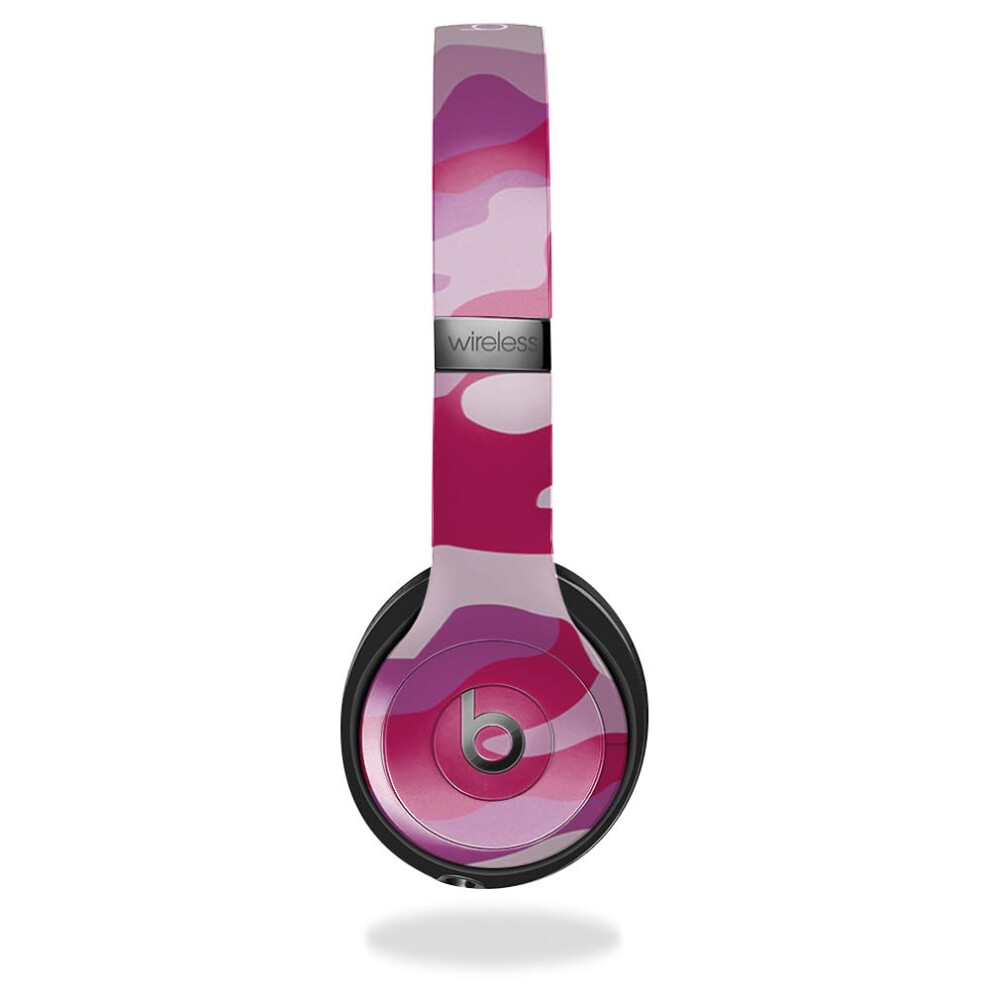 Skin Compatible With Beats Solo 4 - Camo - Premium 3M Vinyl Protective Wrap Decal Cover - Easy To Apply | Crafted In The Usa By Mightyskins Pink 198460591692