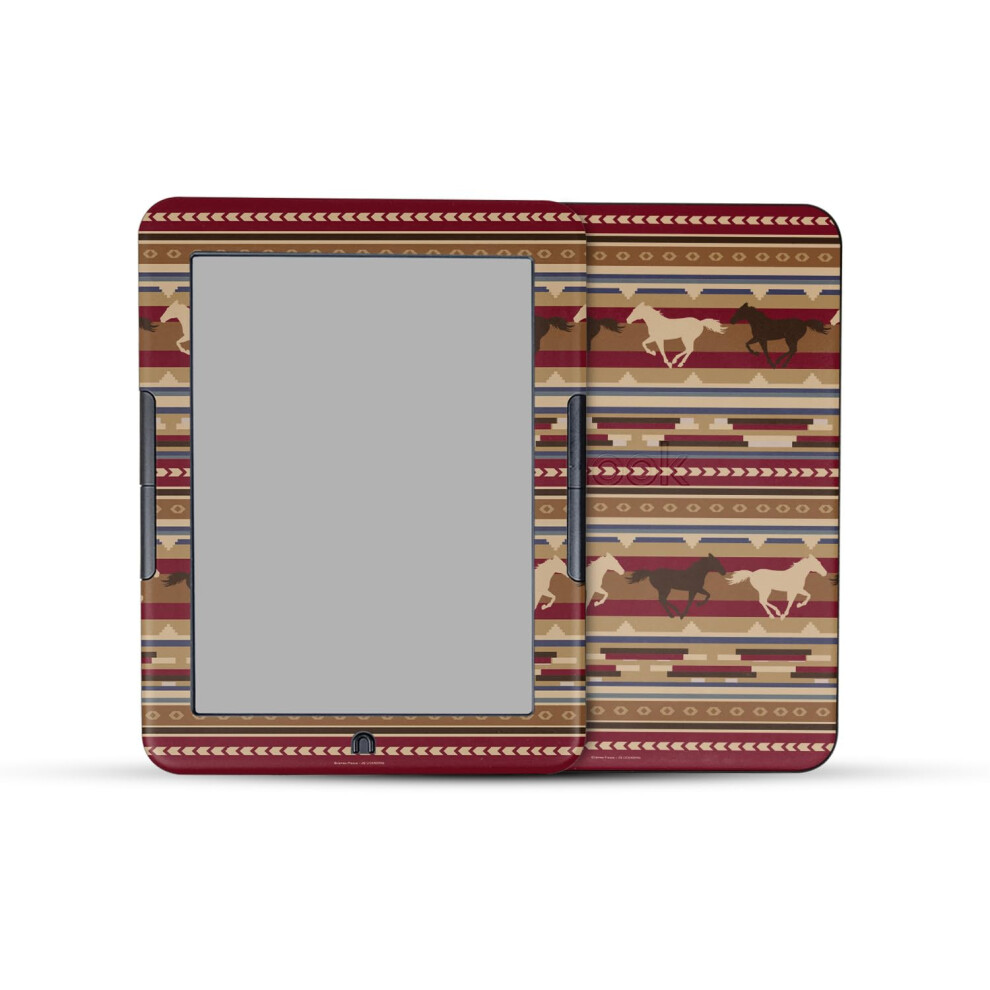 La Peau De Liseuse Compatible Avec Barnes & Noble Nook Glowlight 4E (2022) - Western Horses - Premium 3M Vinyl Protective Wrap Decal Cover - Faci-image
