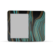 Pele de Fibra de Carbono Compatível com Barnes & Noble Nook GlowLight 4 (2021) - Blue Canyon