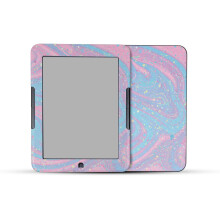 Custodia protettiva per tablet compatibile con Barnes & Noble Nook GlowLight 4 (2021) - Cotton Candy Swirl - Pellicola protettiva in vinile 3M di