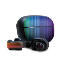 Peau compatible avec les couteurs Bose Ultra Open - Rainbow Stries - Premium 3M Vinyl Protective Wrap Decal Cover - Facile appliquer | Fabriqu
