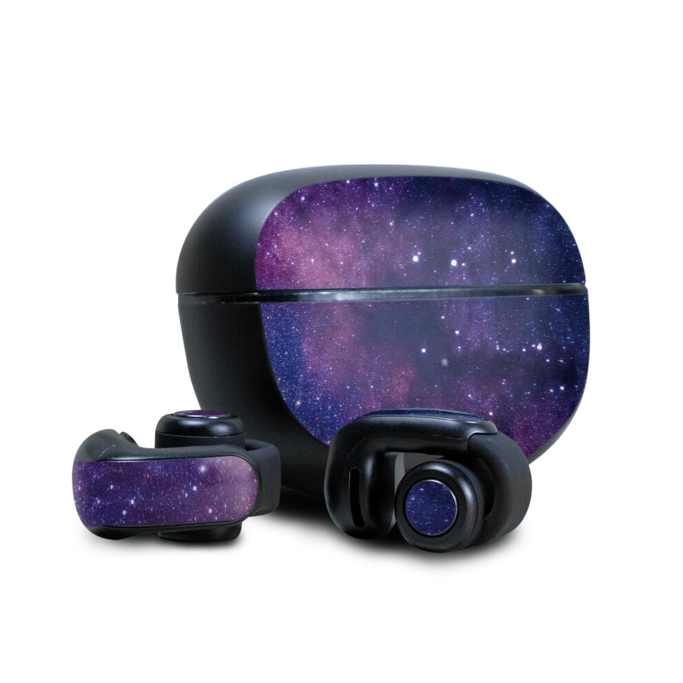 Skin Compatible With Bose Ultra Open Earbuds - Violet Stars - Premium 3M Vinyl Protective Wrap Decal Cover - Easy To Apply | Crafted In The Usa By Mig 198460606754
