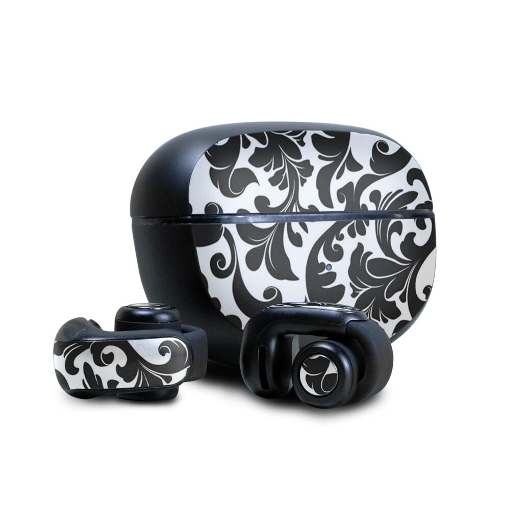 Skin Compatible With Bose Ultra Open Earbuds - Damask - Premium 3M Vinyl Protective Wrap Decal Cover - Easy To Apply | Crafted In The Usa By Mig Black 198460597397