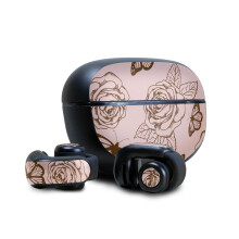 Skin Compatible with Bose Ultra Open Earbuds - Butterfly Garden - Premium 3M Vinyl Protective Wrap Decal Cover - Easy to Apply | Crafted in The USA b