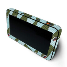 MIGHTY SKINS Custodia in fibra di carbonio MightySkins per Amazon Echo Show 5 (Gen 1 e Gen 2) - Bombs Away | Finitura in fibra di carbonio testur