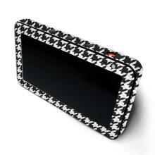 MIGHTY SKINS Skin Carbon Fiber para Amazon Echo Show 5 (Gen 1 & Gen 2) - Houndstooth | Acabamento Durável