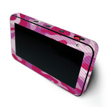 Piel de fibra de carbono Mayyyskins para Amazon Echo Show 5 (Gen 1 y Gen 2) - Rosa Camo | Acabado de fibra de carbono con textura duradera | Fcil de