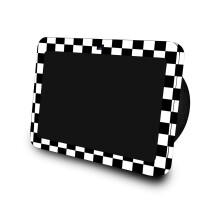 Skin Compatible con Amazon Echo Show 8 (tercera generacin 2023) - Check - Cubierta de calcomana protectora de vinilo 3M premium - Fcil de aplicar