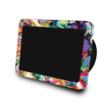Carbonfaser-Skin, kompatibel mit Amazon Echo Show 8 (3. Generation 2023)  Nasslackierung  Hochwertige 3M-Vinyl-Schutzfolie  einfach anzubringe
