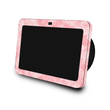 Carbonfaser-Skin, kompatibel mit Amazon Echo Show 8 (3. Generation 2023)  Cotton Cloud  Premium 3M Vinyl-Schutzfolie, Aufkleber-Abdeckung  ein