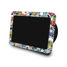 Glnzende Glitzer-Skin, kompatibel mit Amazon Echo Show 8 (3. Generation 2023)  Oddballs  Premium 3M Vinyl-Schutzfolie  einfach anzubringen |