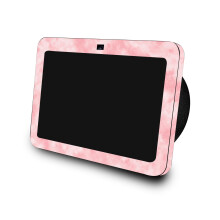 Glänzender Glitter Skin kompatibel mit Amazon Echo Show 8 (3. Generation, 2023) - Cotton Cloud - Premium 3M Vinyl Schutzfolie - Einfach anzubringen