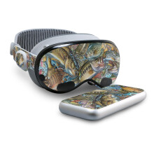 Glnzende Glitzer-Skin, kompatibel mit Beats Solo 4  Action Fish Puzzle  Hochwertige 3M-Vinyl-Schutzfolie  einfach anzubringen | Hergestellt