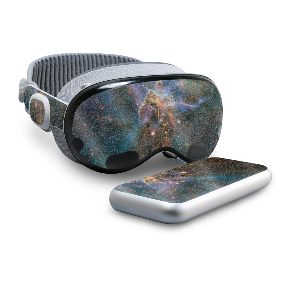 Glossy Glitter Skin Compatible With Beats Solo 4 - Eagle Nebula - Premium 3M Vinyl Protective Wrap Decal Cover - Easy To Apply | Crafted In The Usa By 198164889064