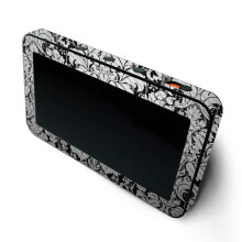 Custodia in fibra di carbonio MightySkins per Amazon Echo Show 5 (Gen 1 e Gen 2) - Floral Retro | Finitura in fibra di carbonio testurizzata resi