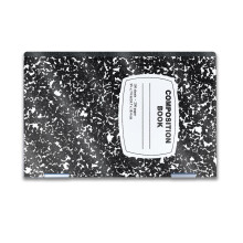 Glossy Glitter Laptop Skin Compatible with HP Envy x360 14 (2023) - Composition Book - Premium 3M Vinyl Protective Wrap Decal Cover - Snadn aplikace