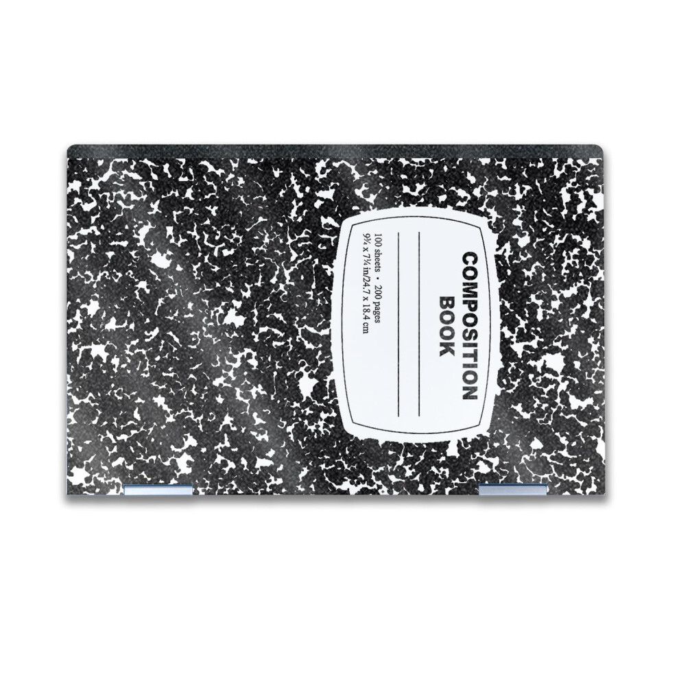 Glossy Glitter Laptop Skin Compatible With Hp Envy X360 14 (2023) - Composition Book - Premium 3M Vinyl Protective Wrap Decal Cover - Easy To Apply | 198164856608