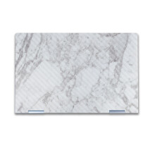 Carbon Fiber Laptop Skin Compatible with HP Envy x360 14 (2023) - Frost Marble - Premium 3M Vinyl Protective Wrap Decal Cover - Snadn aplikace | Vyr
