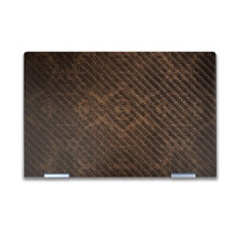 Pele de Carbono para Laptop Compatível com HP Envy x360 14" (2023) - Linho Marrom - Vinil 3M Premium