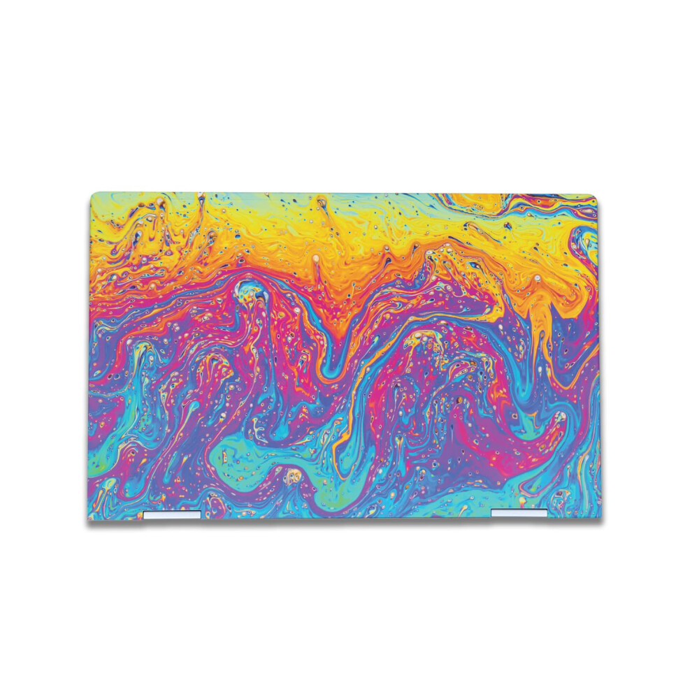 Skin Protettiva Per Laptop Compatibile Con Hp Envy X360 15.6 (2023) - Paint Currents - Pellicola Protettiva In Vinile 3M Di Alta Qualit - Facile-image