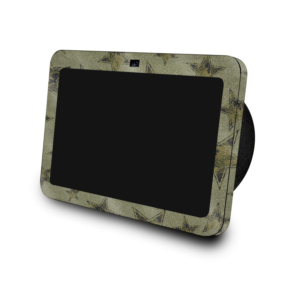 Glossy Glitter Skin Compatible With Amazon Echo Show 8 (3Rd Gen 2023) - Army Star - Premium 3M Vinyl Protective Wrap Decal Cover - Easy To Apply Cra 198460574824
