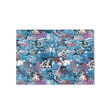 Custodia protettiva lucida con glitter per laptop compatibile con HP Envy x360 16 (2023) - Blue Meanies - Pellicola protettiva in vinile 3M di al