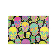Custodia protettiva in fibra di carbonio per laptop compatibile con HP Envy x360 16 (2023) - Candy Skulls - Pellicola protettiva in vinile 3M di