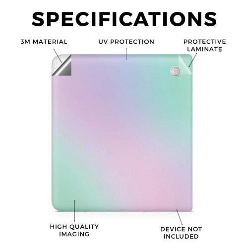 Skin para Tablet Compatível com Kobo Libra 2 (2023) - Algodão Doce - Decalque Protetor 3M 1