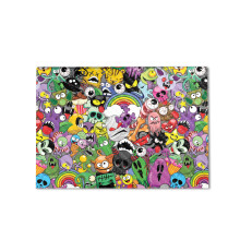 Carbon Fiber Laptop Skin Compatible with HP Envy x360 16 (2023) - Monster Mash - Premium 3M Vinyl Protective Wrap Decal Cover - Snadn aplikace | Vyr