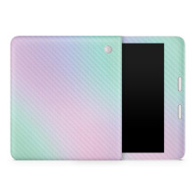 Custodia protettiva in fibra di carbonio per tablet compatibile con Kobo Libra 2 (2023) - Cotton Candy - Pellicola protettiva in vinile 3M di alt
