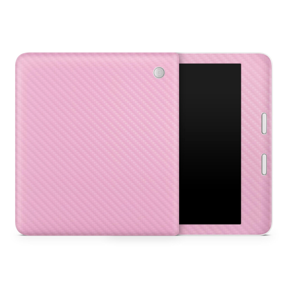Peau Comprim En Fibre De Carbone Compatible Avec Kobo Libra 2 (2023) - Rose Solide - Couvercle De D Calcomanie De Protection En Vinyle De Vinyle-image