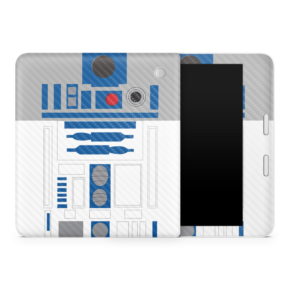 Carbon Fiber Tablet Skin Compatible With Kobo Libra 2 (2023) - Cyber Bot - Premium 3M Vinyl Protective Wrap Decal Cover - Easy To Apply | Crafted In T 198164941281