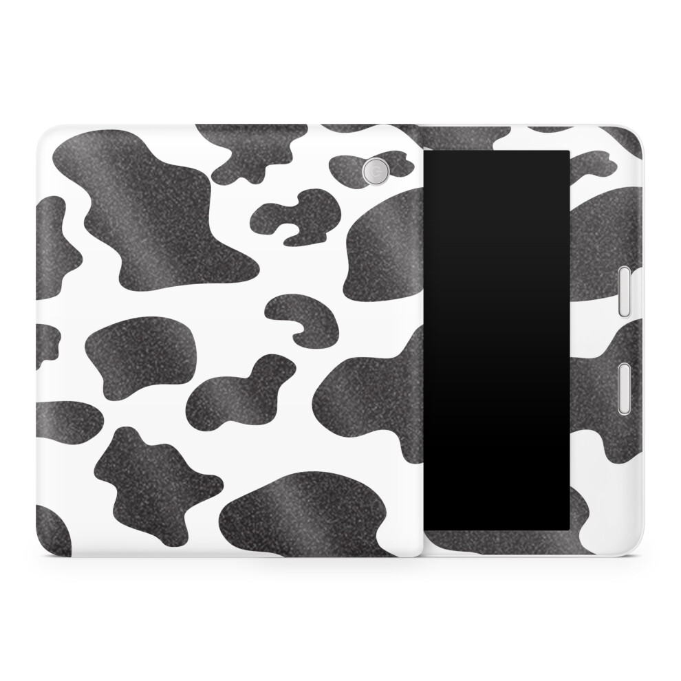 Glossy Glitter Tablet Skin Compatible With Kobo Libra 2 (2023) - Cow Print - Premium 3M Vinyl Protective Wrap Decal Cover - Easy To Apply | Crafted In 198164941205