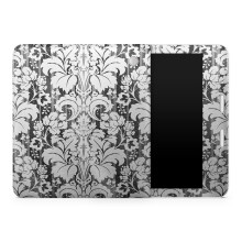 Custodia protettiva lucida glitterata per tablet compatibile con Kobo Libra 2 (2023) - Floral Retro - Pellicola protettiva in vinile 3M di alta q