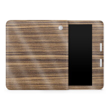 Pele Brilhante com Glitter Compatível com Kobo Libra 2 (2023) - Madeira Zebra Escura