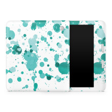 Película para Tablet Compatível com Kobo Libra 2 (2023) - Teal Splatter - Decalque Protetor Premium 3M
