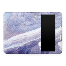 Custodia protettiva in fibra di carbonio per tablet compatibile con Kobo Libra 2 (2023) - Whirlwind - Pellicola protettiva in vinile 3M di alta q