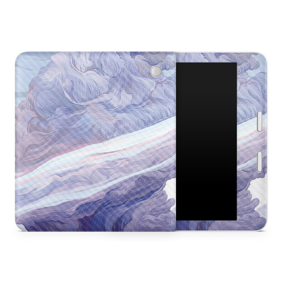 Carbon Fiber Tablet Skin Compatible With Kobo Libra 2 (2023) - Whirlwind - Premium 3M Vinyl Protective Wrap Decal Cover - Easy To Apply | Crafted In T 198164947221
