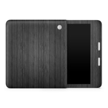 Custodia protettiva per tablet compatibile con Kobo Libra 2 (2023) - Legno nero - Pellicola protettiva in vinile 3M di alta qualit    - Facile da a