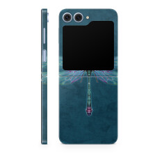 Película para Samsung Galaxy Z Flip 6 - Libélula Vibrante - Vinil Protetor 3M - Fácil de Aplicar