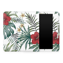 Pele de Fibra de Carbono Compatível com Kobo Libra 2 (2023) - Hibisco Tropical - Adesivo Protetor 3M