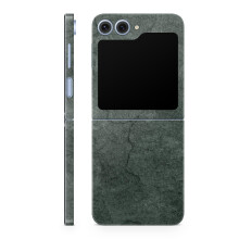 Custodia protettiva compatibile con Samsung Galaxy Z Flip 6 - Pietra Verde - Pellicola protettiva in vinile 3M di alta qualit - Facile da applic
