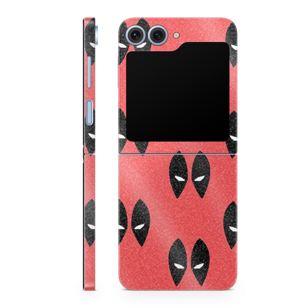 Glossy Glitter Phone Skin Compatible With Samsung Galaxy Z Flip 6 - Dead Eyes Pool - Premium 3M Vinyl Protective Wrap Decal Cover - Easy To Apply | Cr 198460965424