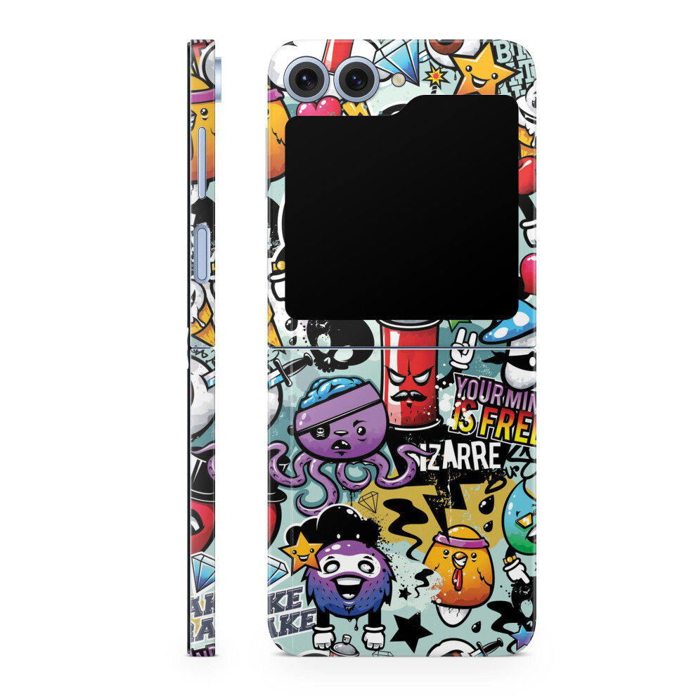 Phone Skin Compatible With Samsung Galaxy Z Flip 6 - Oddballs - Premium 3M Vinyl Protective Wrap Decal Cover - Easy To Apply | Crafted In The Usa By M 198460972217