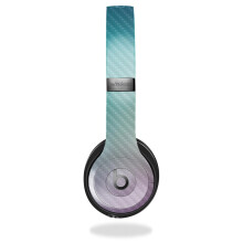 Carbonfaser-Skin, kompatibel mit Beats Solo 4  Vivid Fog  Hochwertige 3M-Vinyl-Schutzfolie  einfach anzubringen | Hergestellt in den USA von M